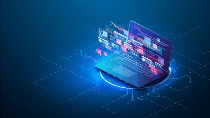 iOS app development workspace